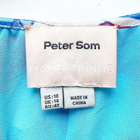 Arabella Blue Poppy Dress Peter Som For Made In Kind - Picture 8 of 16